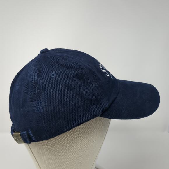 Steen Slideback Baseball Cap Blue One Size Embroidered 6 Panel Result Headwear - Picture 5 of 9